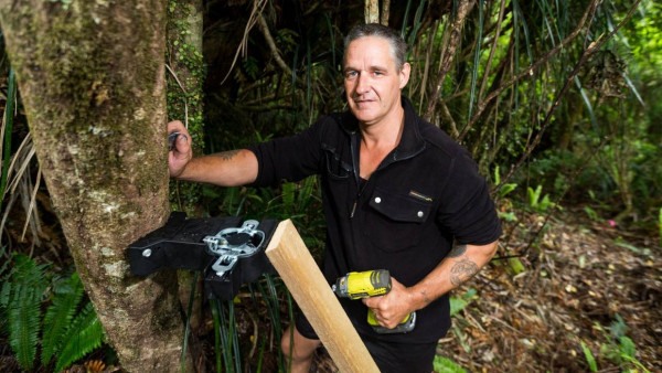 Pete Morresey and his innovative possum traps