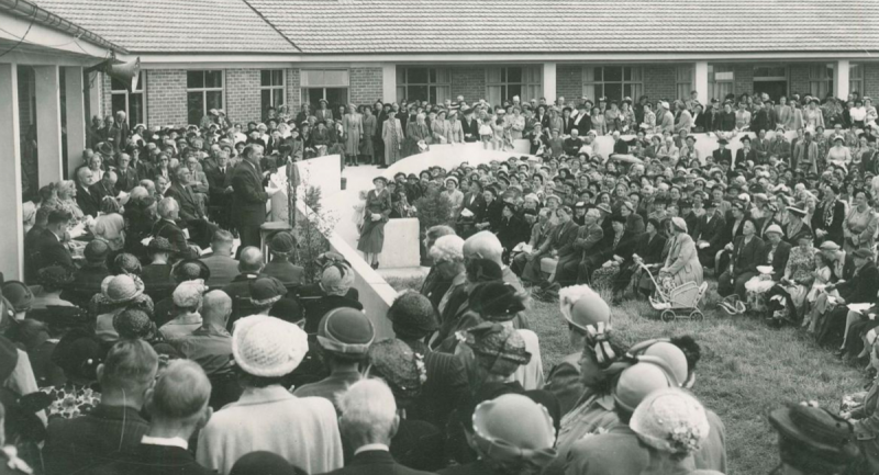 The Peacehaven home official opening in 1954