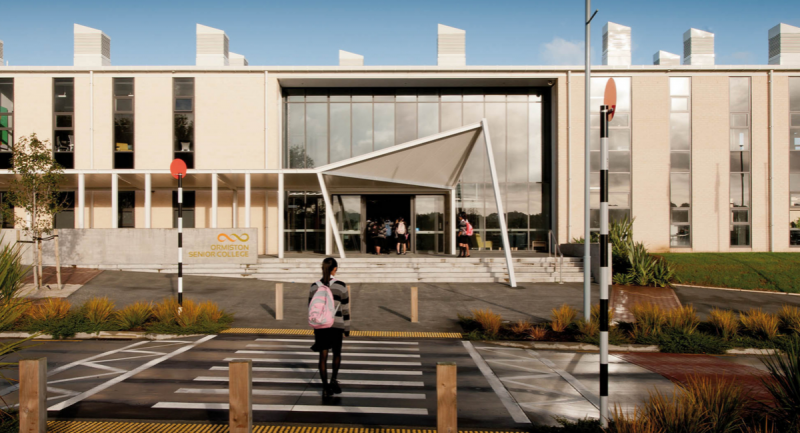 Ormiston College in Auckland where board chair Shireen was awarded a study grant