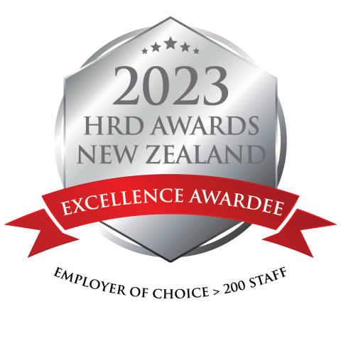 HRANZ 2023 Excellence Awardee Medal EMPLOYER OF CHOICE 200 STAFF MORE 002