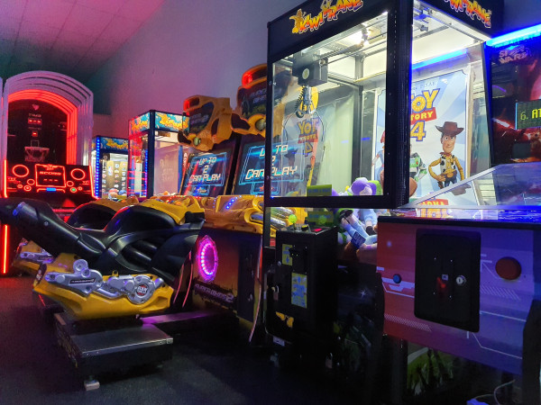 Games arcade at the Action Centre